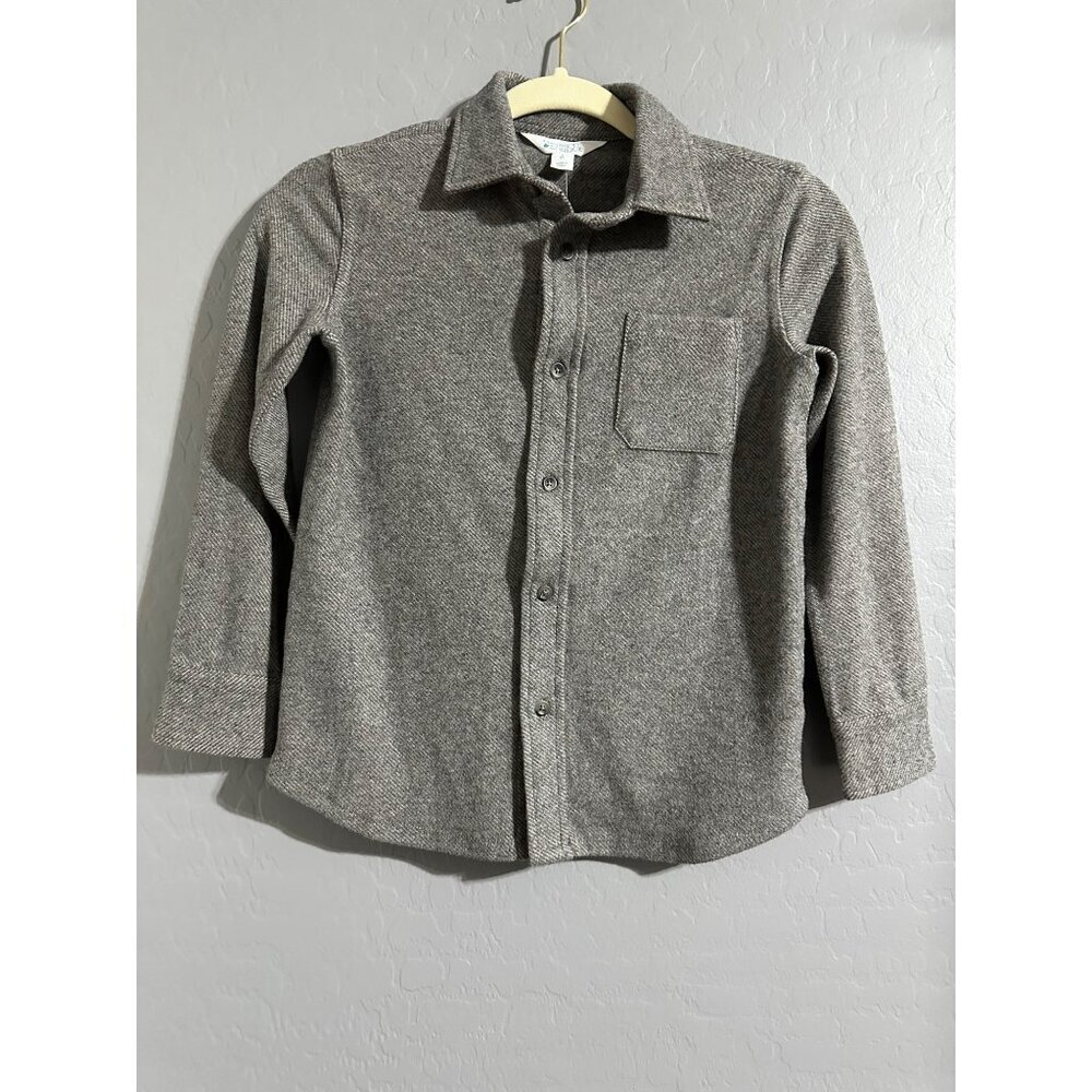 Market & Spruce Boys Knit Jacket/Heavyweight Shirt Size S 6/7 NWT